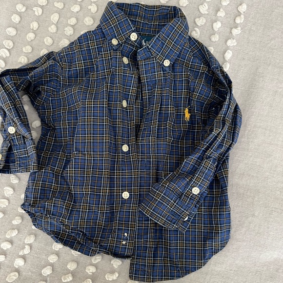 Ralph Lauren baby button up 12 months - Picture 1 of 3